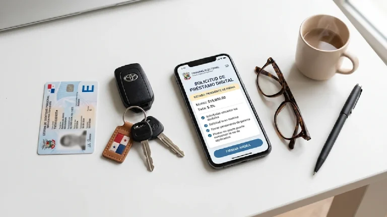 requisitos préstamo con auto en Panamá